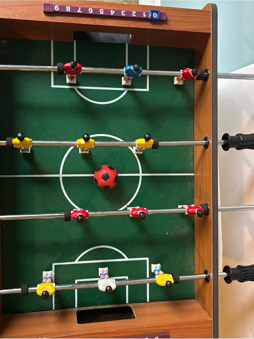 Mini Tabletop Foosball Game - Green